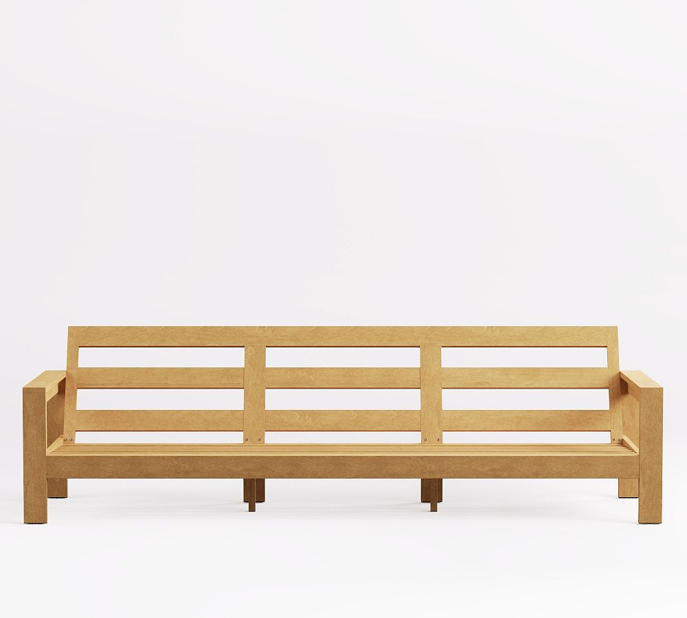 Malibu Teak Grand Outdoor Sofa (97") | Pottery Barn (US)