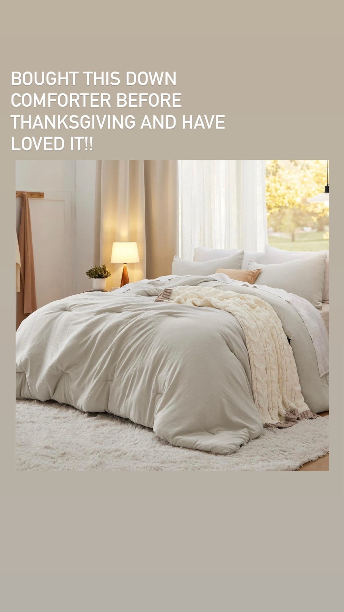 The best down comforter! On sale on Amazon

#LTKHome #LTKFindsUnder50 #LTKSaleAlert