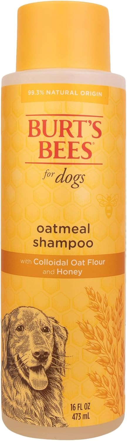 Burt's Bees for Pets Oatmeal Dog Shampoo with Colloidal Oat Flour and Honey, 95% Natural Origin F... | Amazon (US)