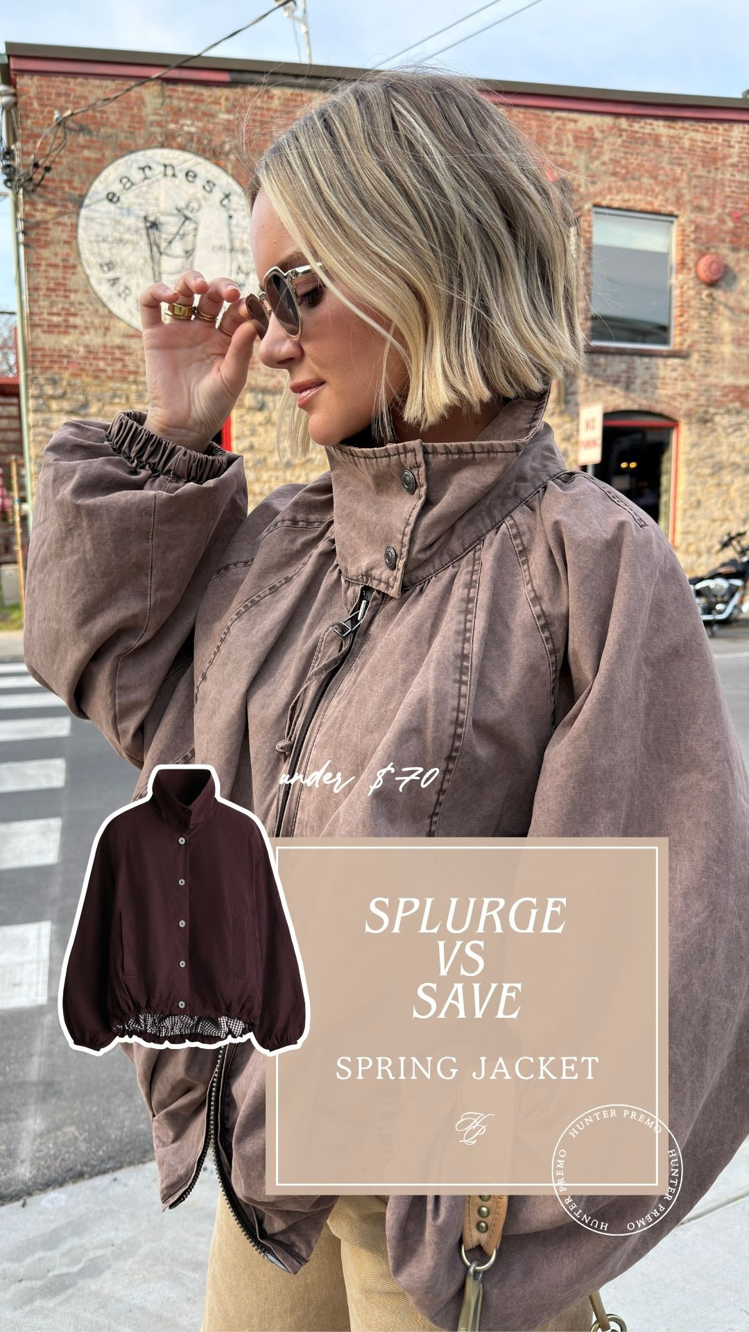 Look for less! Love this high neck light jacket for spring!  

 #LTKootd