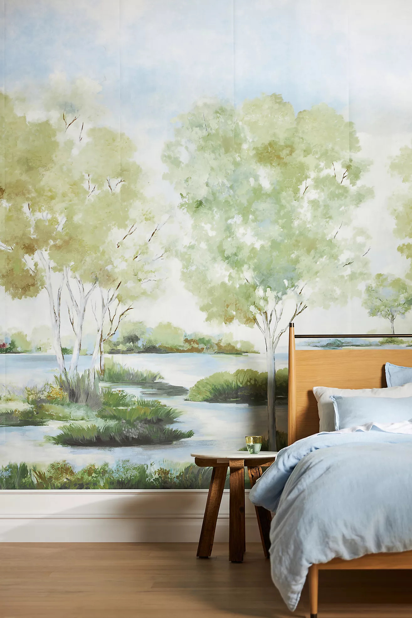 Green Low Country Botanical Wall Mural | Anthropologie (US)