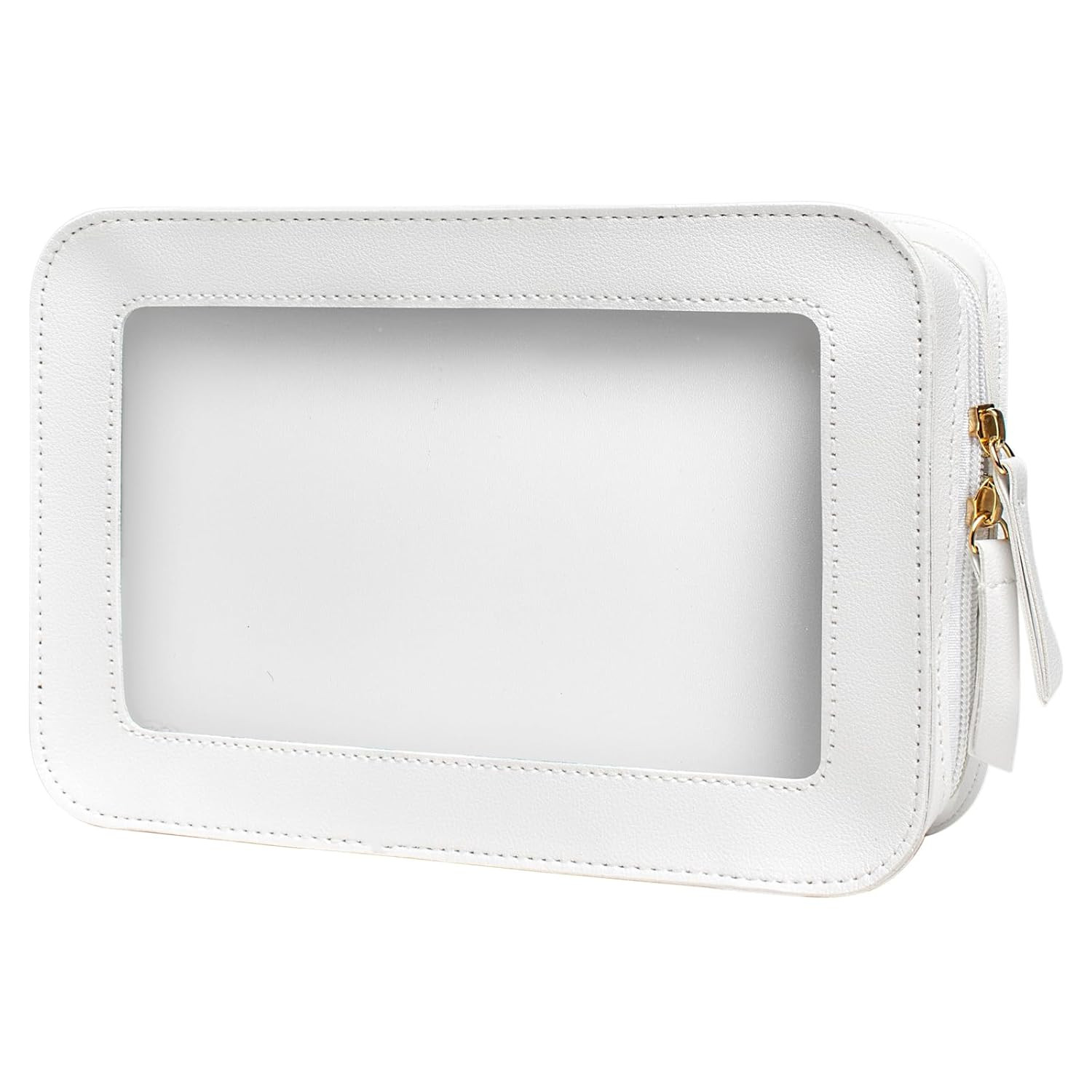 LETGO Clear Makeup Bags, TSA Approved Toiletry Bag with Zipper, Clear Makeup Organizer Fit Carry-... | Amazon (US)