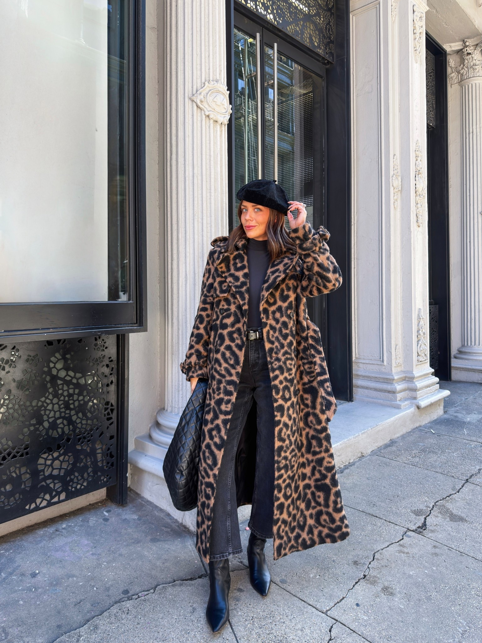 Today’s outfit! LOVE these stretchy jeans in xs 

#LTKdayinmylife #LTKNYFW #LTKootd