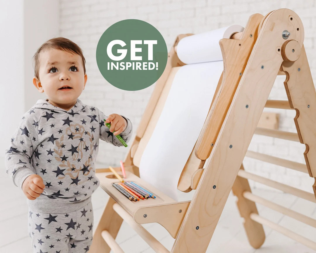 Toddler Table, Montessori Furniture, Сlimbing Wall for Kids, Montessori Climber, Toddler Climber... | Etsy (US)