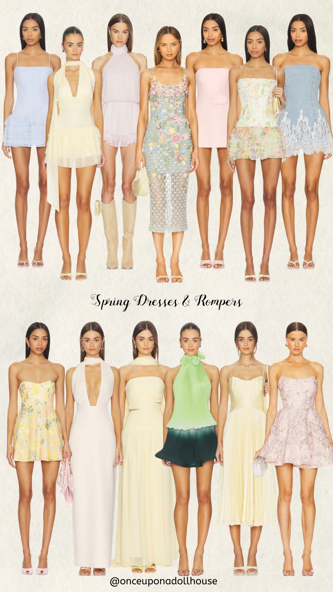 Spring Dresses and Rompers! 

Mini dress, spring outfit 2026, butter yellow, midi dress, maxi dress 

#LTKootd #LTKSaleAlert #LTKSeasonal