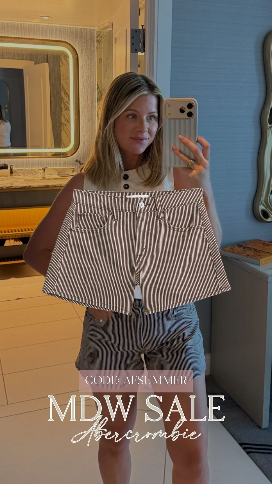 @abercrombie 20-40% off almost everything for MDW! Brought these shorts on our Vegas trip and they are SO CUTE!
Stackable code: AFSUMMER


Sale alert, Abercrombie sale, outfit idea, shorts, summer outfits, vacation outfit, summer shorts

#LTKSaleAlert #LTKootd