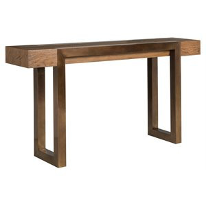 Artistica Home Canto 64" Modern Oak Wood Console Table in Honey Brown | Cymax