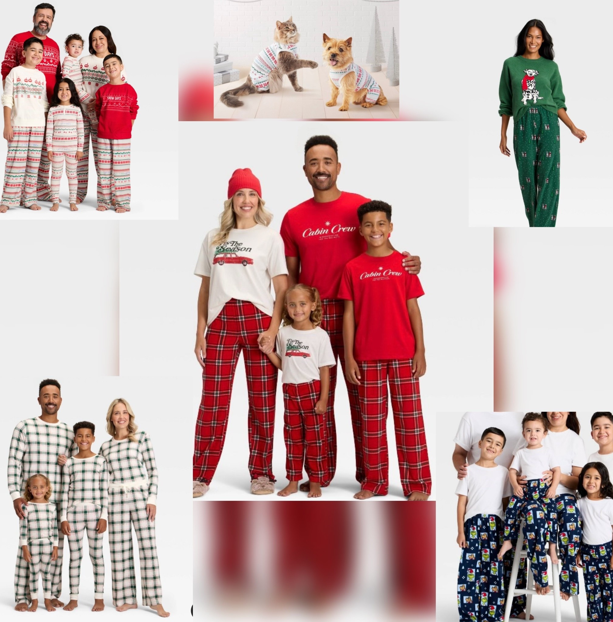 Festive matching holiday pajamas for the whole family. Even for the dog and cat. Way to go to target! Too many to list here. Check out all through any product below!

#LTKHoliday #LTKmomlife