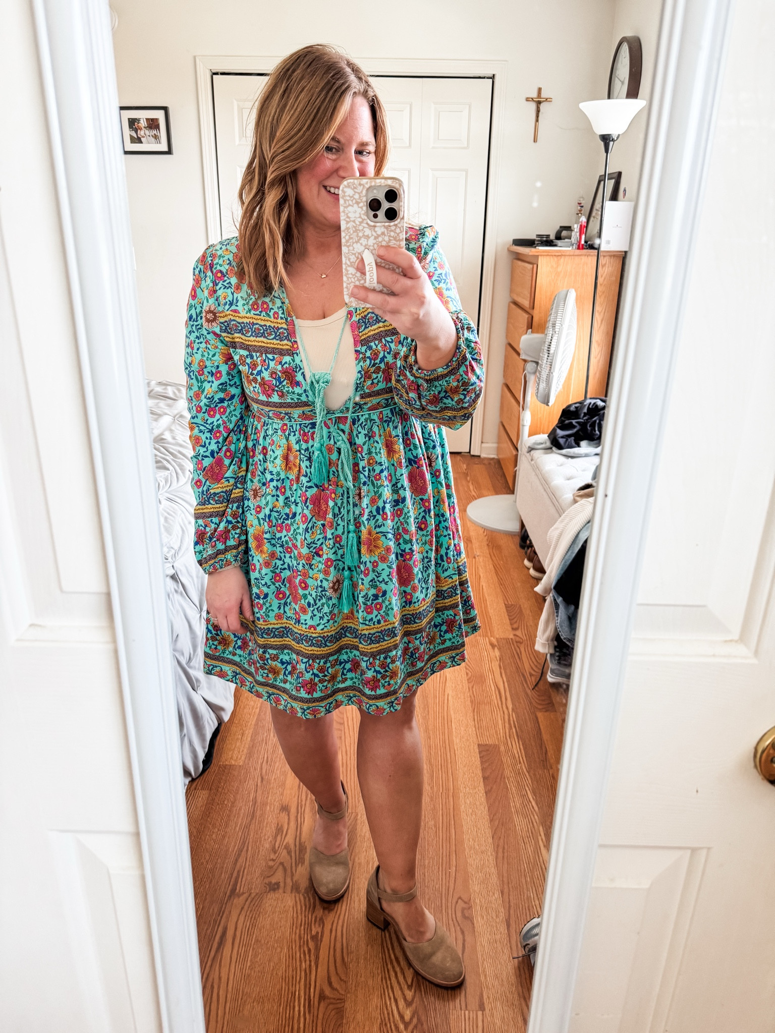 Wearing an XL in my dress.  My heels are older so linked similar options  

#LTKMidsize #LTKPetite #LTKBump