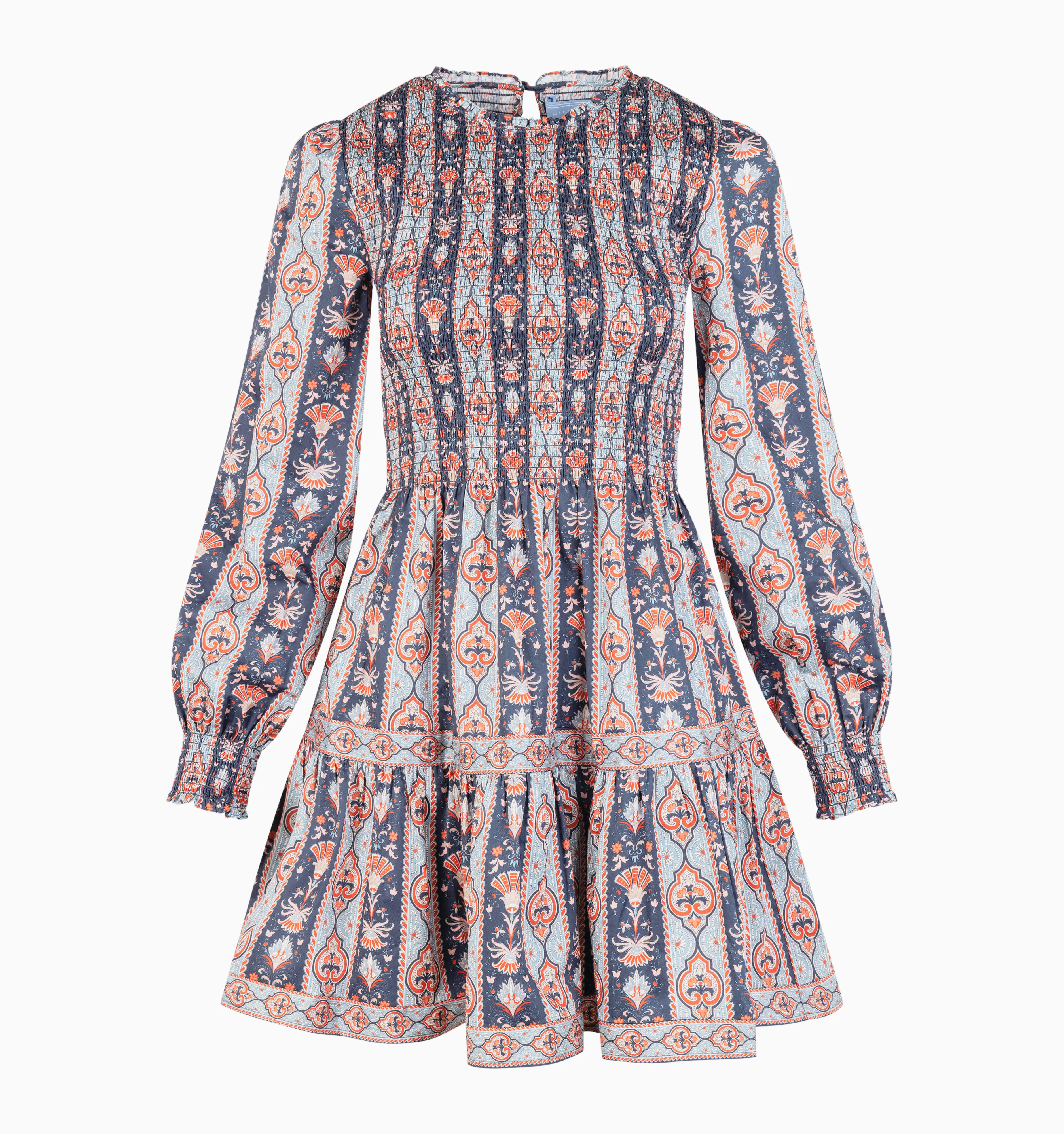 The Viviana Mini Nap Dress | Navy Emma Stripe / XXXXL | 100% Cotton | Hill House Home | Hill House Home US