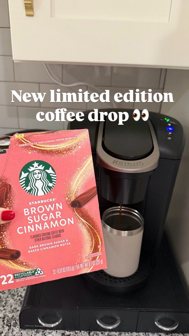 My new coffee obsession ☕🤎 This Brown Sugar Cinnamon flavor tastes like a cinnamon roll straight from the Keurig and it’s limited edition. 
Linking it so you can snag it before it’s gone!

#LTKFinds #LTKKitchen #LTKTrending #CoffeeFinds #CoffeeAtHome #StarbucksAtHome

#LTKHome #LTKSeasonal