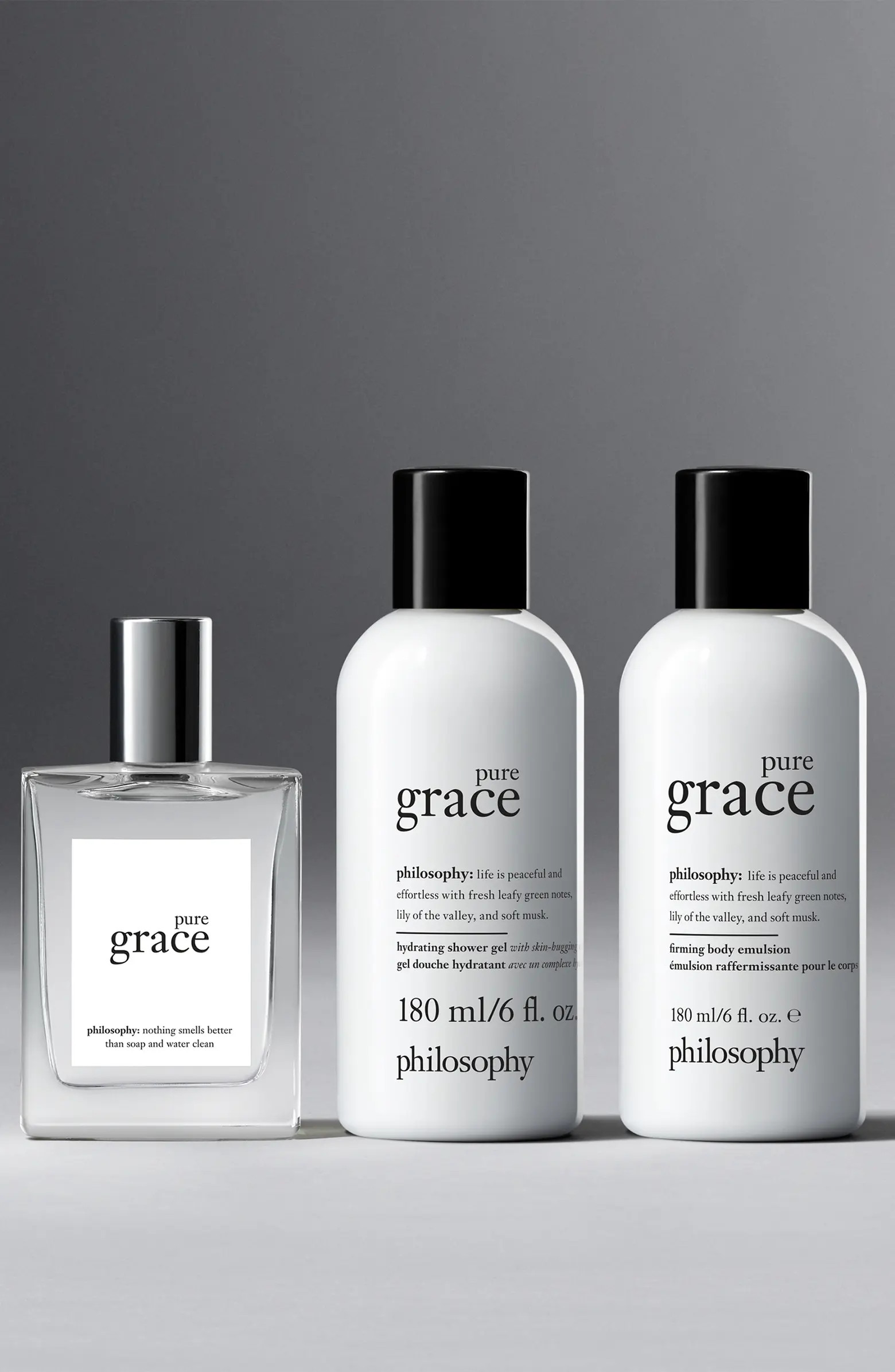philosophy women's 3-pc pure grace eau de toilette holiday gift set $111 Value | Nordstrom | Nordstrom
