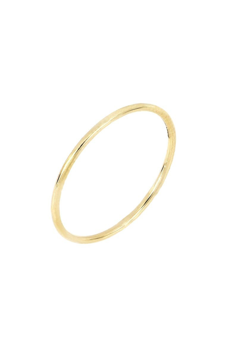 Bony Levy 14K Gold Ultra Thin Everyday Stack Ring (Nordstrom Exclusive) | Nordstrom | Nordstrom