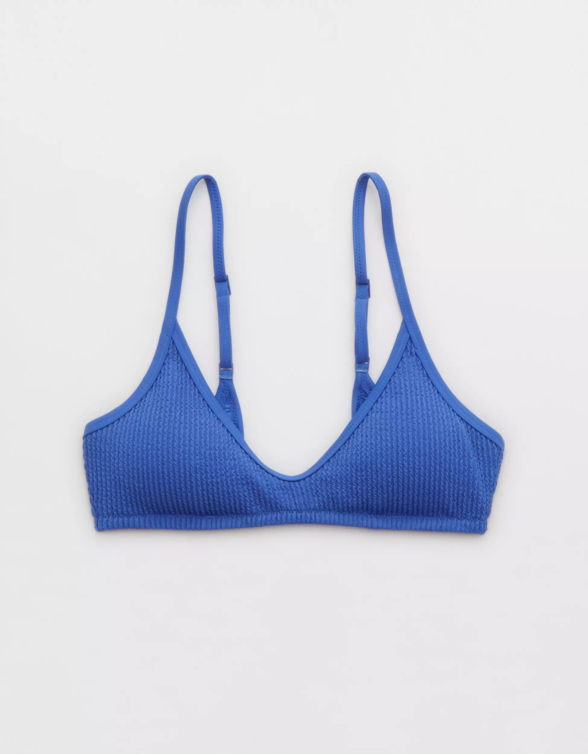 Aerie Crinkle Voop Binding Bikini Top | Aerie