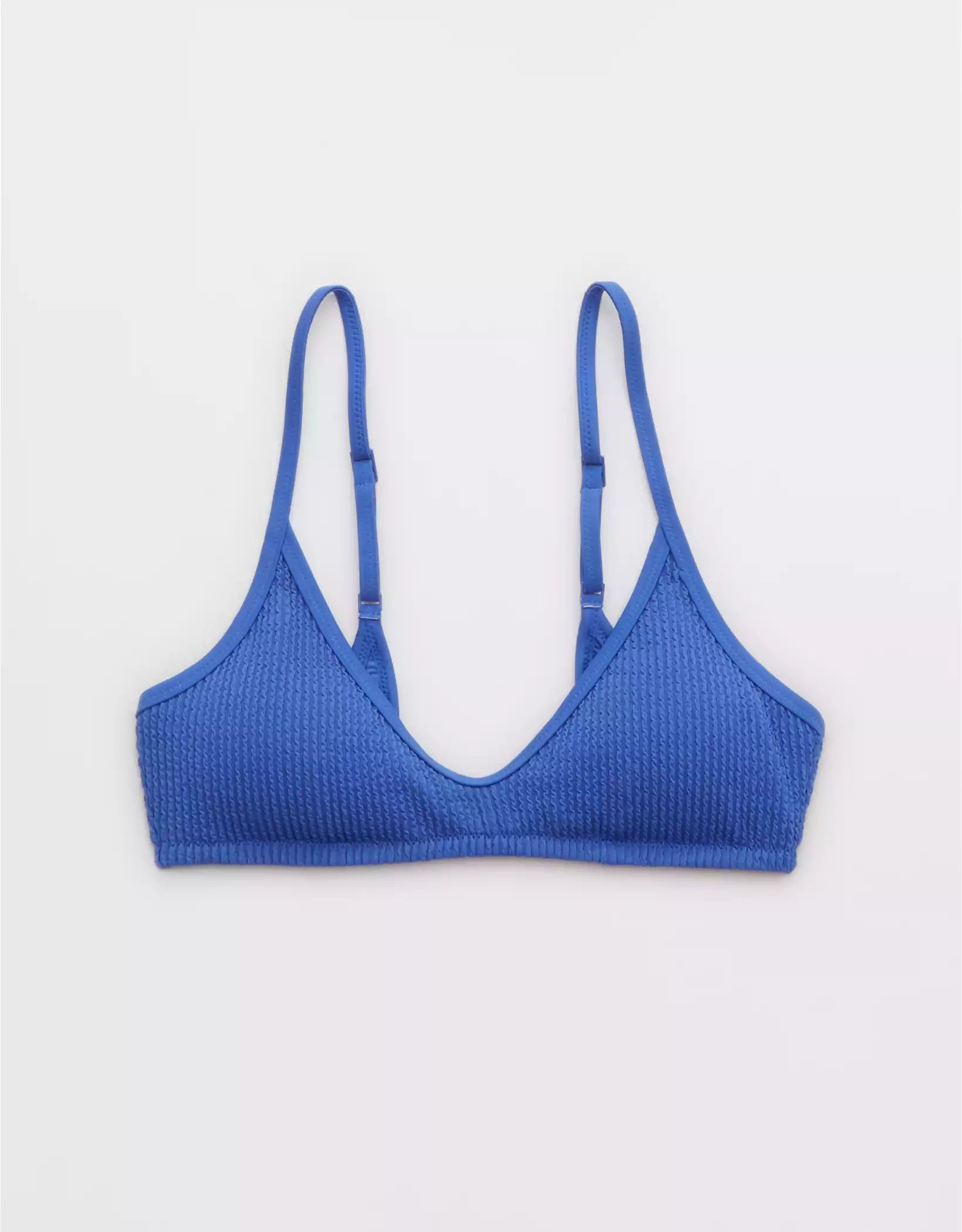 Aerie Crinkle Voop Binding Bikini Top | Aerie