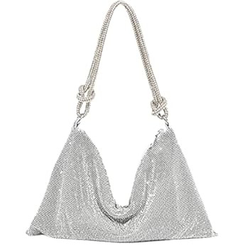 YIKOEE Glitter Rhinestone Purse Crystal Evening Clutch Bag | Amazon (US)