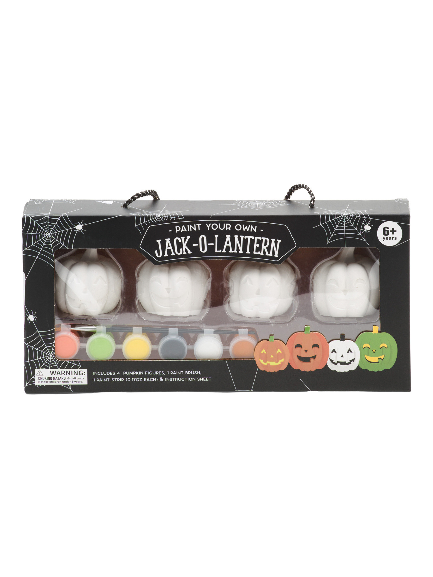 4pc Paint Your Own Ceramic Jack O Lantern Kit | Toys & Books | Marshalls | Marshalls
