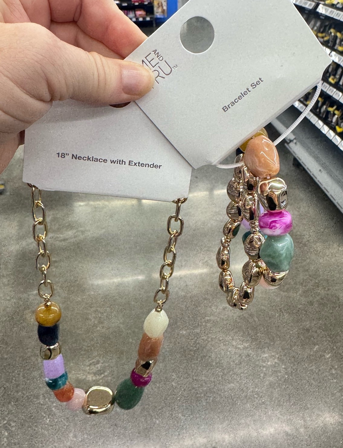 Time and Tru colorful beaded jewelry