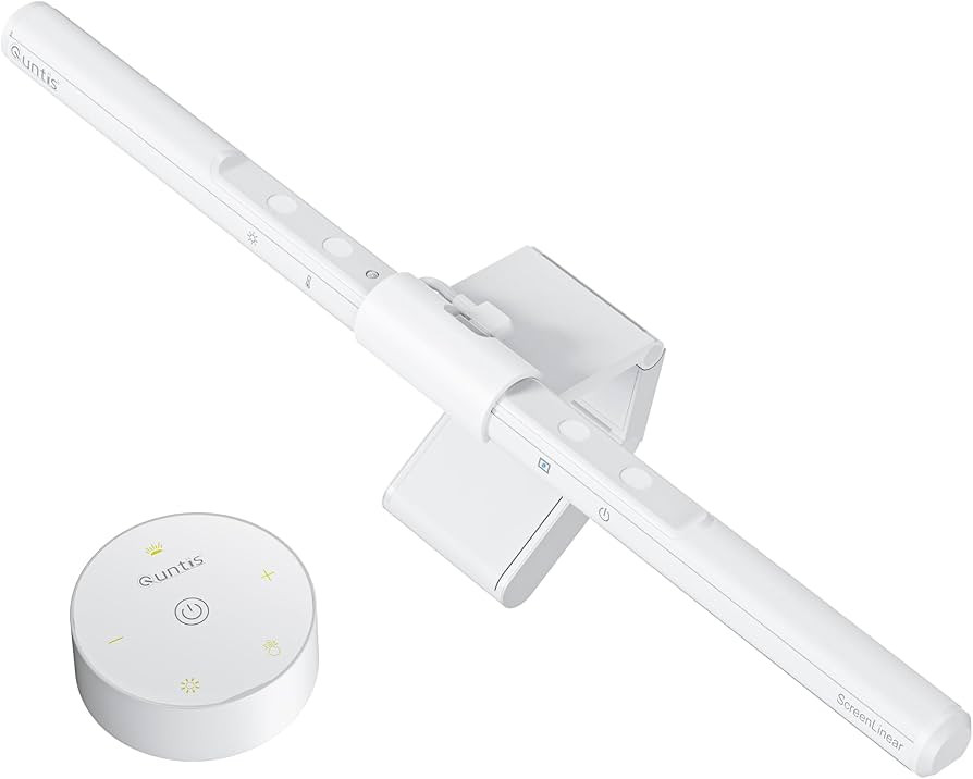 Quntis Monitor Light Bar Pro White, Eye-Care No Glare USB Computer Lamp, Stepless Dimming & Auto-... | Amazon (US)