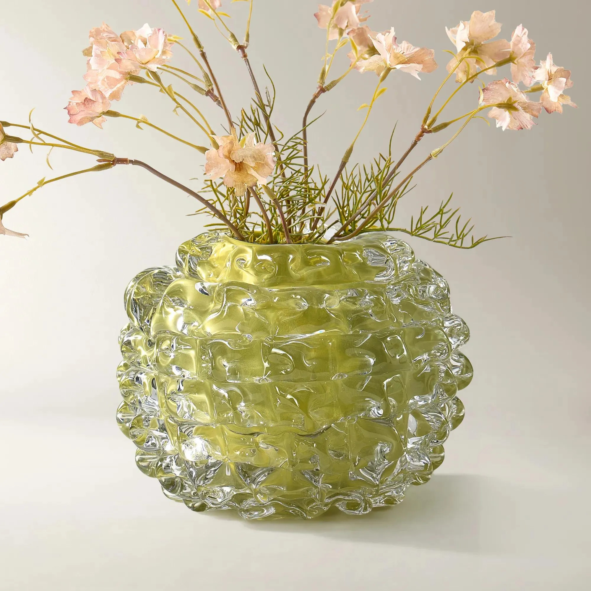 Citron Ice Glass Vase | Z Gallerie
