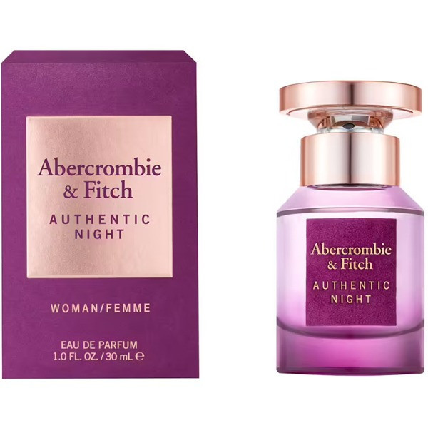 Abercrombie & Fitch Ladies Authentic Night EDP Spray 1.0 oz Fragrances 085715169006 | Jomashop.com & JomaDeals.com