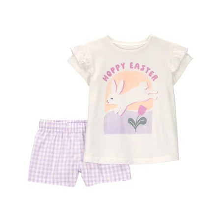 Carter's Child of Mine Toddler Girl Easter Outfit Set, 2-Piece, Sizes 2T-5T | Walmart (US)