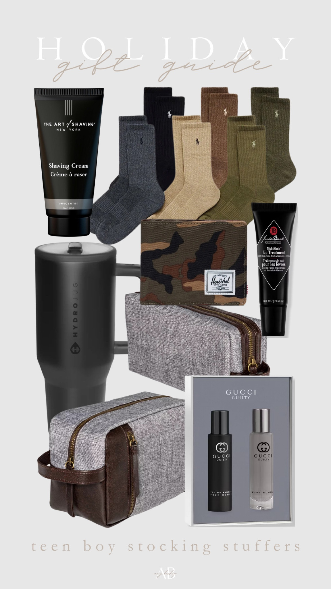 • holiday gift guide •

a gift guide curated to help you find the perfect stocking stuffers for your teen boys or the men in your life.

#LTKGiftGuide #LTKCyberWeek #LTKFindsUnder50