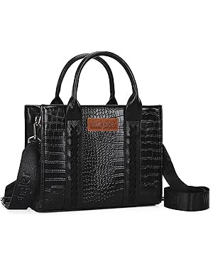 Montana West Women's Wrangler Tote Bag for Women Zipper Shoulder Handbag Totes | Amazon (UK)