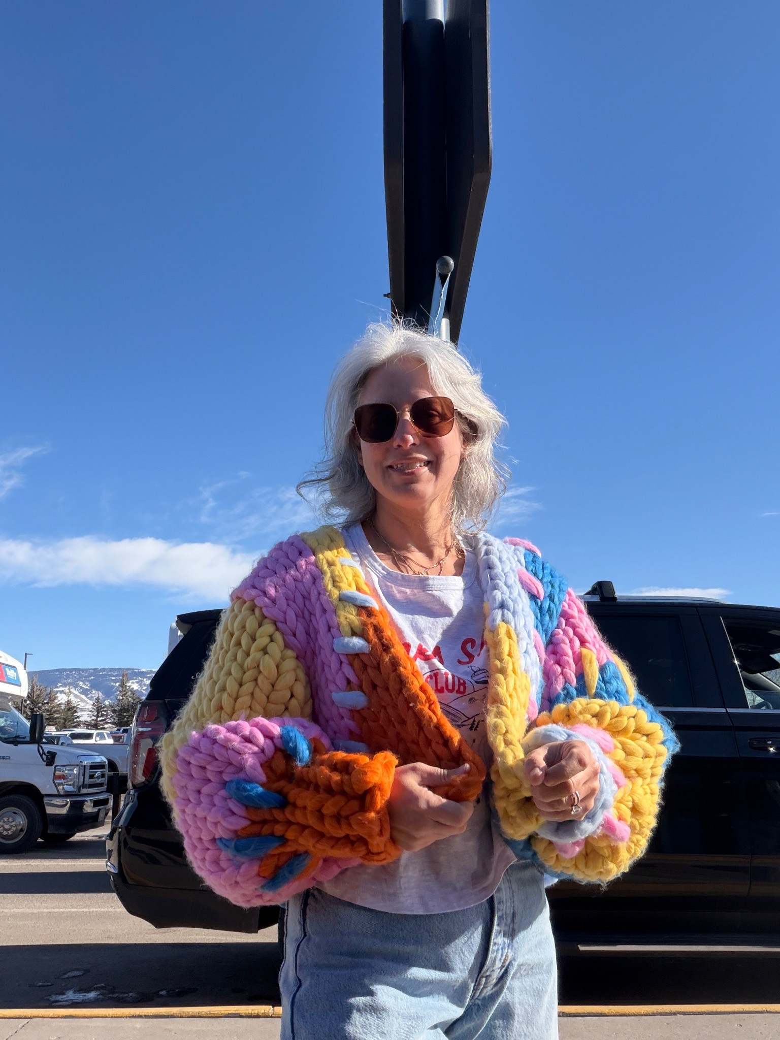 This sweater is everything. Chunky warm and a show stopper. It’s hand made in Europe. Worth every penny 

#LTKootd #LTKSeasonal #LTKOver40