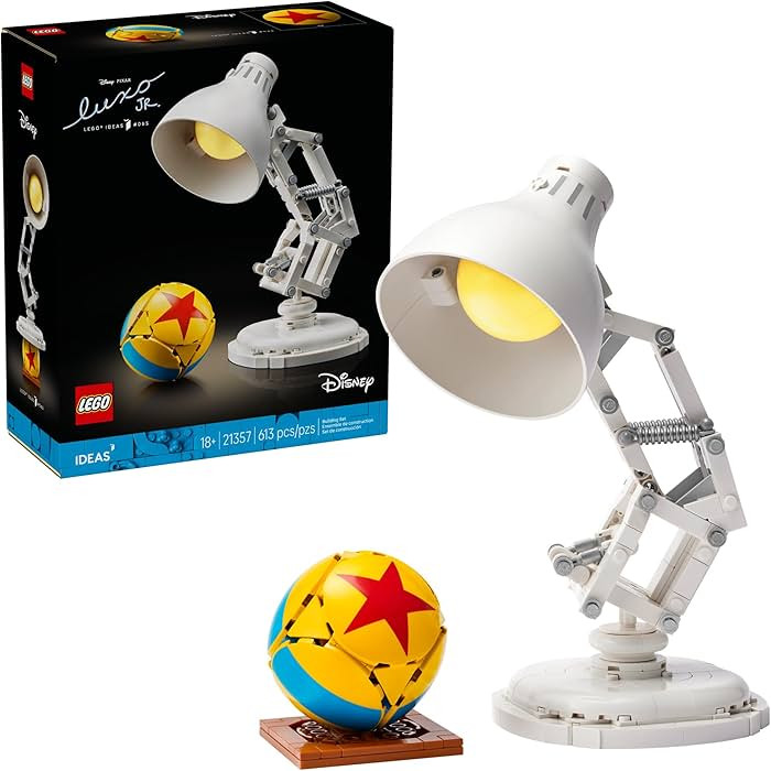 LEGO Ideas Disney Pixar Luxo Jr. - Room Decor and Building Set for Adults - Office and Desk Decor... | Amazon (US)