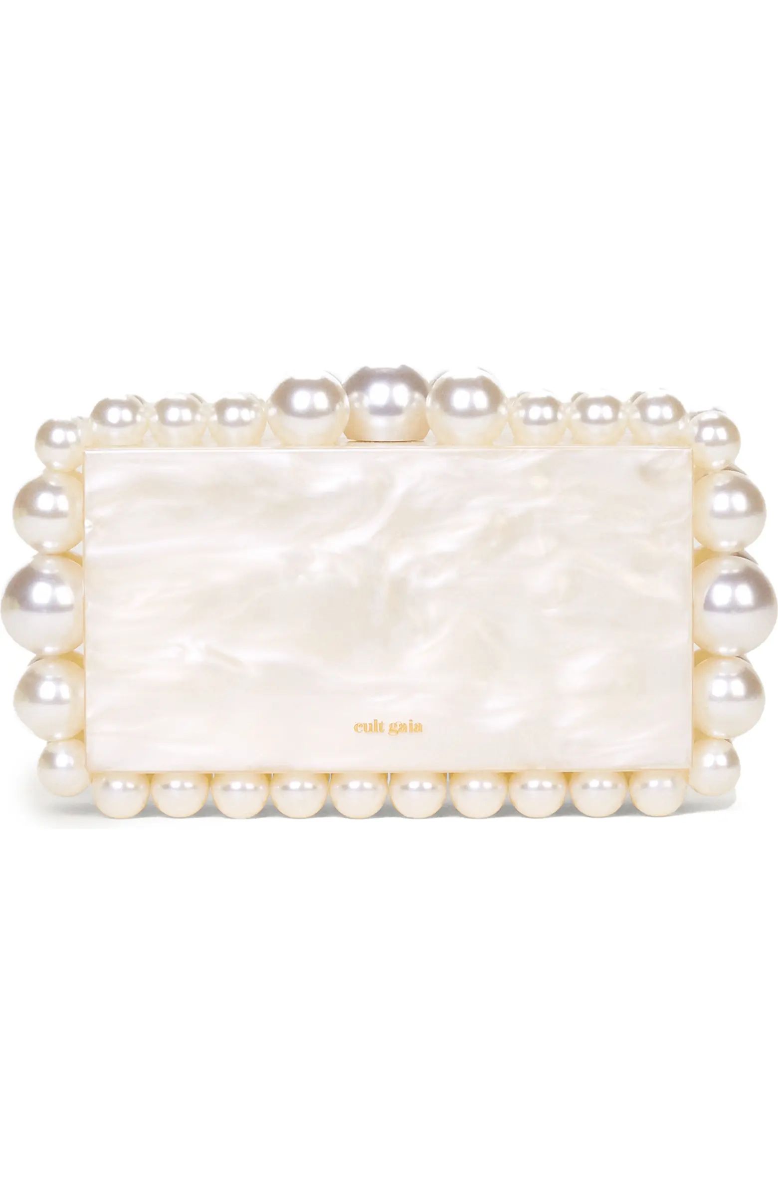 Eos Beaded Acrylic Box Clutch | Nordstrom