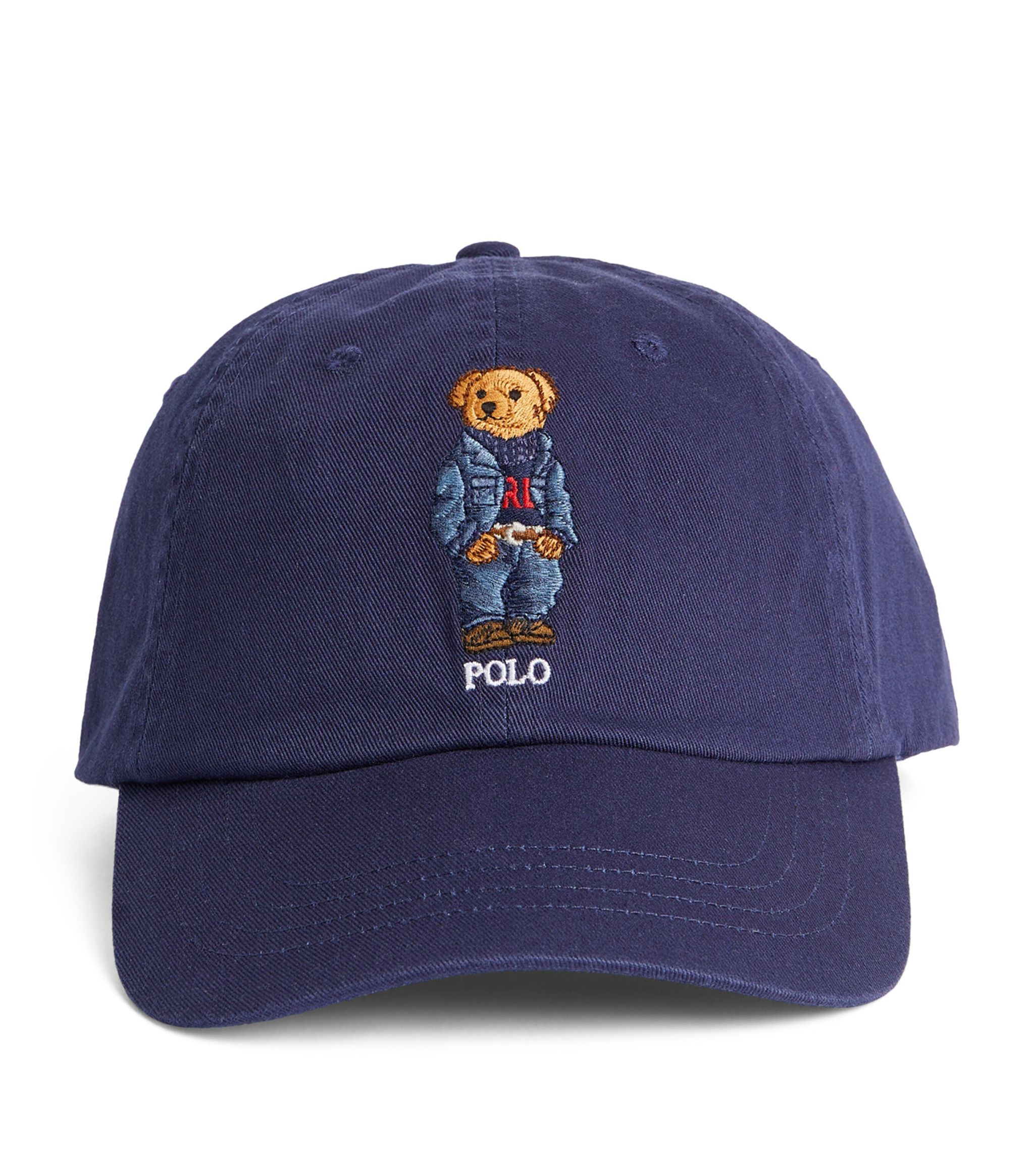 Denim Polo Bear Cap | Harrods