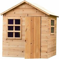 Big Game Hunters Evermeadow Playhouse - Kids Wooden Playhouse (Floor not included) in Light Brown | Debenhams UK