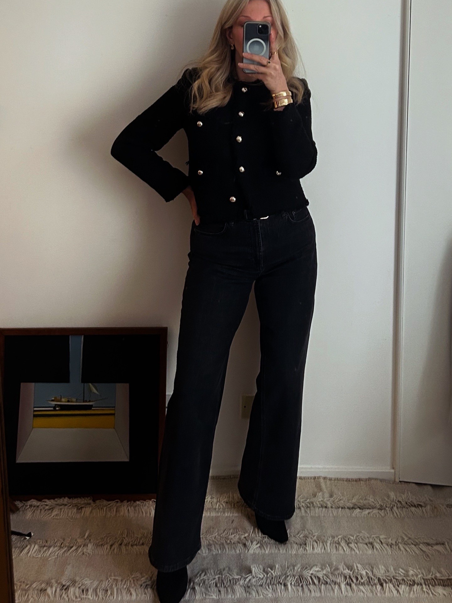 work outfits | spring outfits ~ tweed jacket ~ jeans ~ wardrobe staples ~ outfit formula 

#LTKspring #LTKjeans #LTKover50style