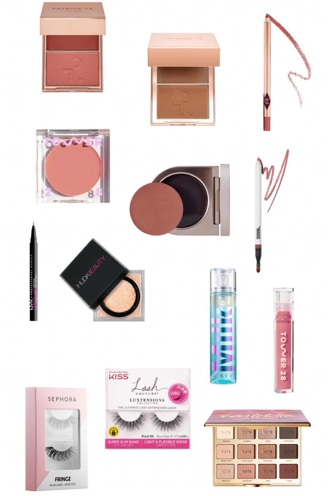 Makeup I will repurchase EVERY single time I run out- I will alwaysss be stocked on all of these products at all times 🤝🏼