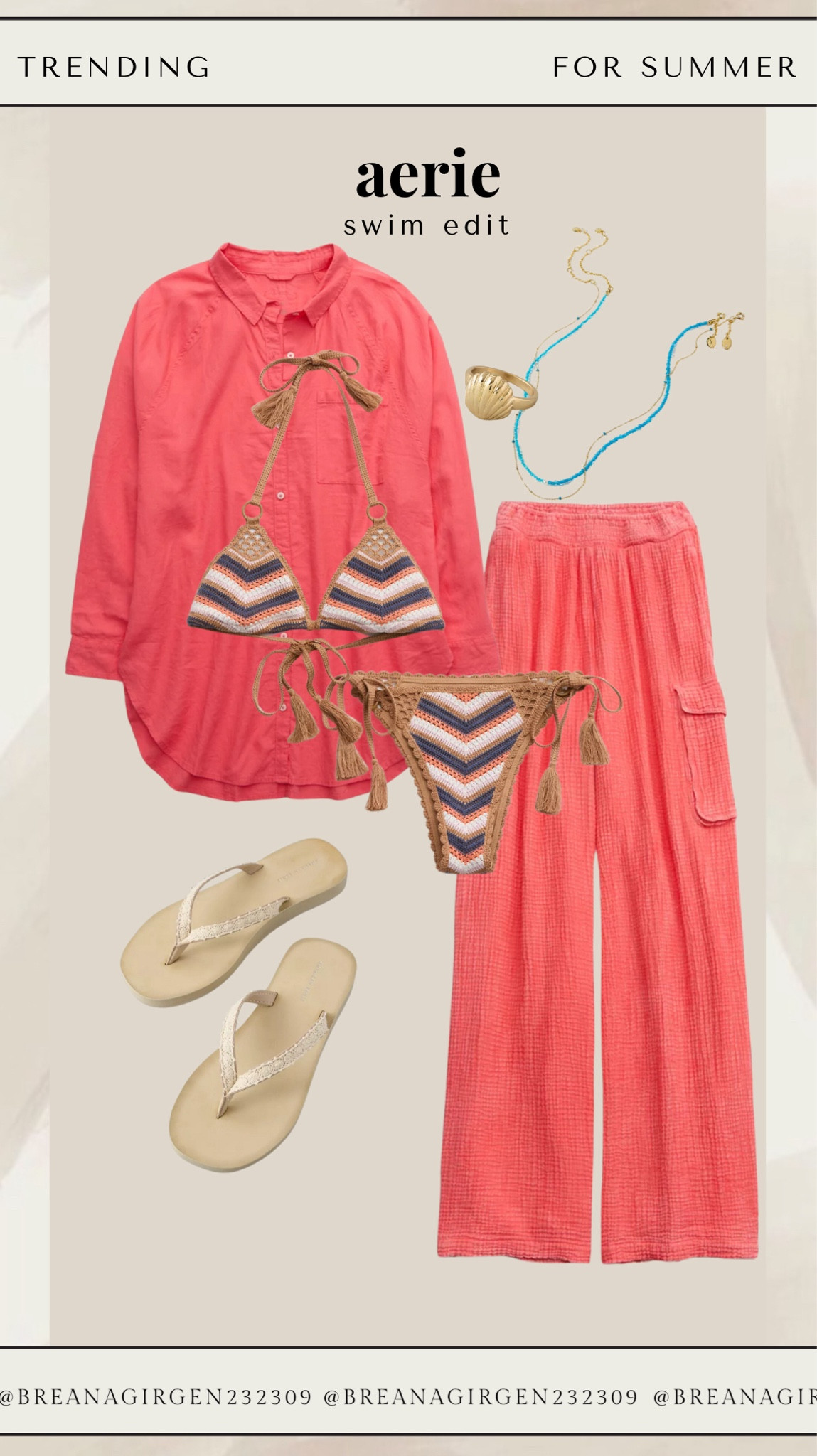 Aerie swim new arrival! Crochet is trending for this summer!






Linen outfit, linen top, linen pants, summer outfit set, summer outfits, sandals, bikinis, swimsuits, necklace, ring

#LTKStyleTip #LTKFindsUnder100 #LTKSwim