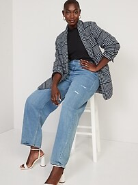 Soft-Brushed Oversized Blazer for Women | Old Navy (US)