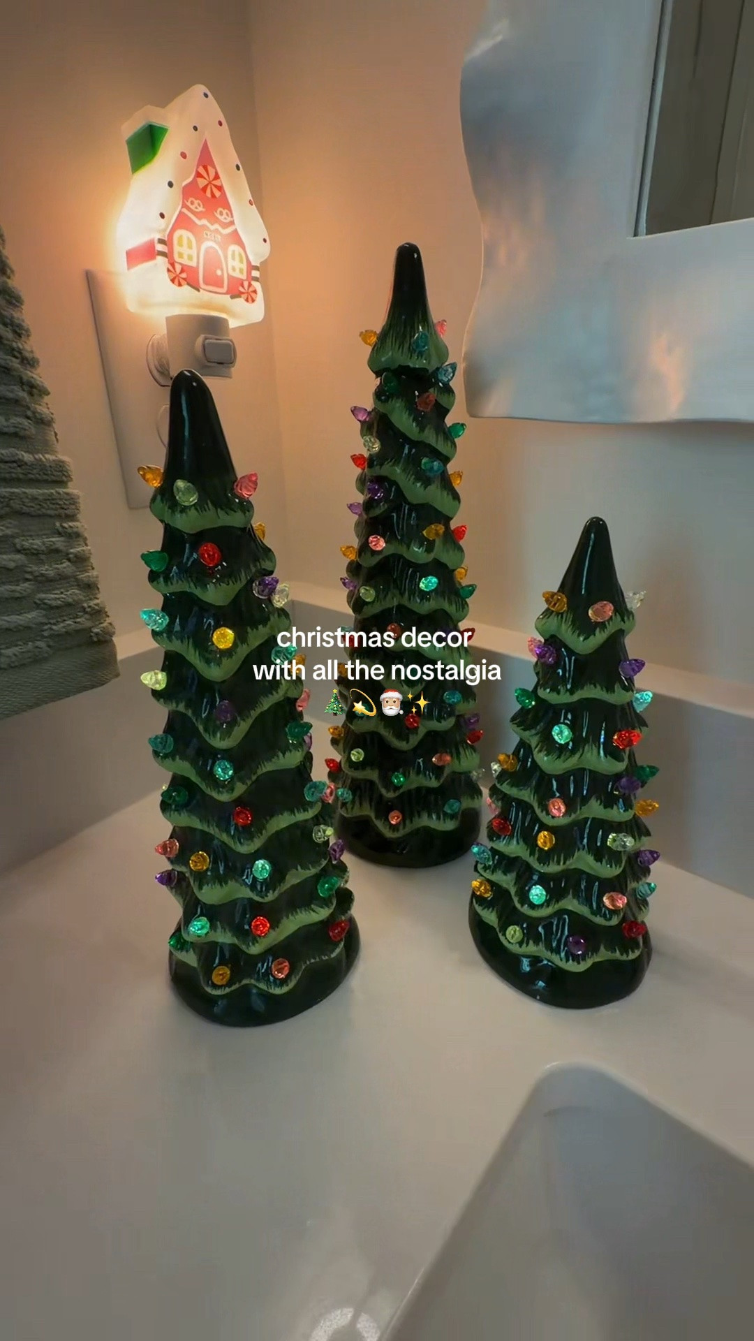 The most magical nostalgic ceramic Christmas trees for Christmas decor, and they light up! Follow for more Christmas decor fines!!￼

#LTKSeasonal #LTKHome
