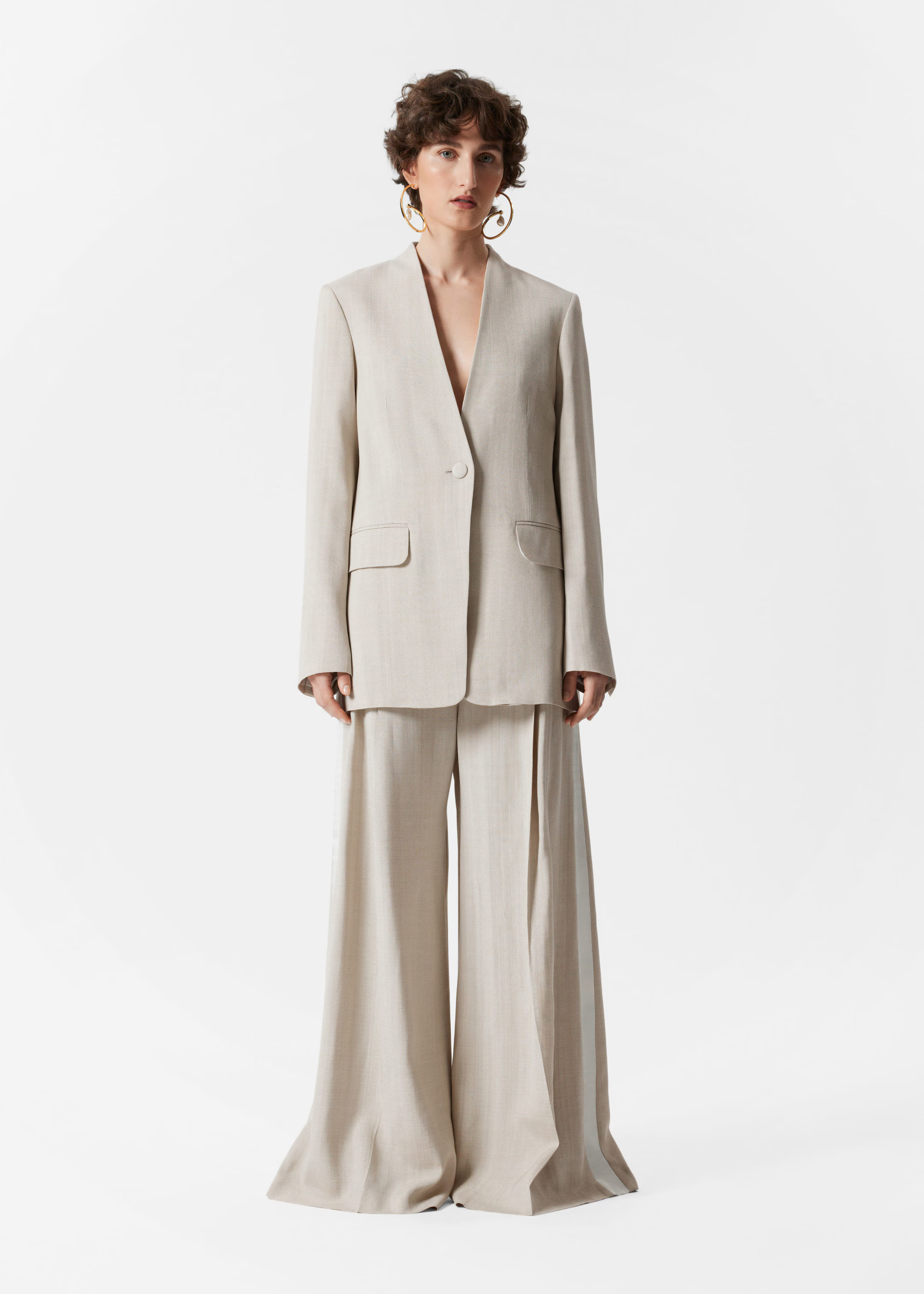 Wide Press-Crease Trousers | & Other Stories UK