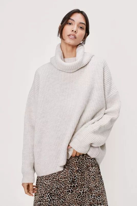 Roll Neck Soft Knit Sweater | Nasty Gal (US)