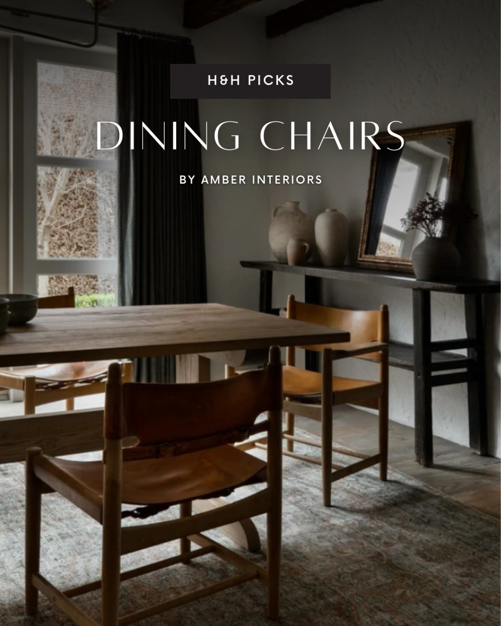We've curated some of our favorite dining chairs that are sure to elevate your space. Shop my favorite picks by #AmberInteriors on LTK.⁠

#LTKhome