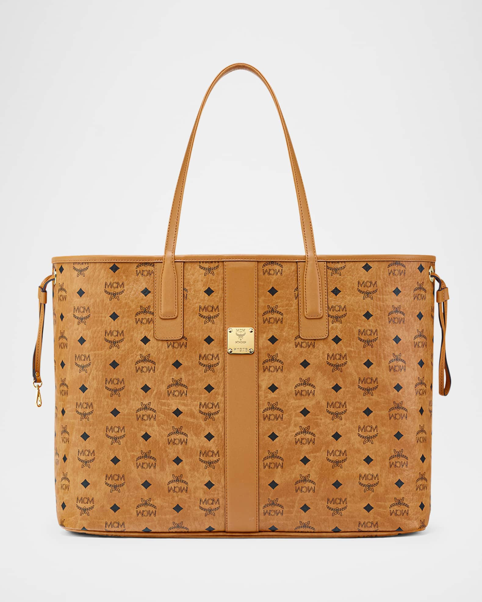 MCM Liz Large Reversible Visetos Shopper Tote Bag | Neiman Marcus