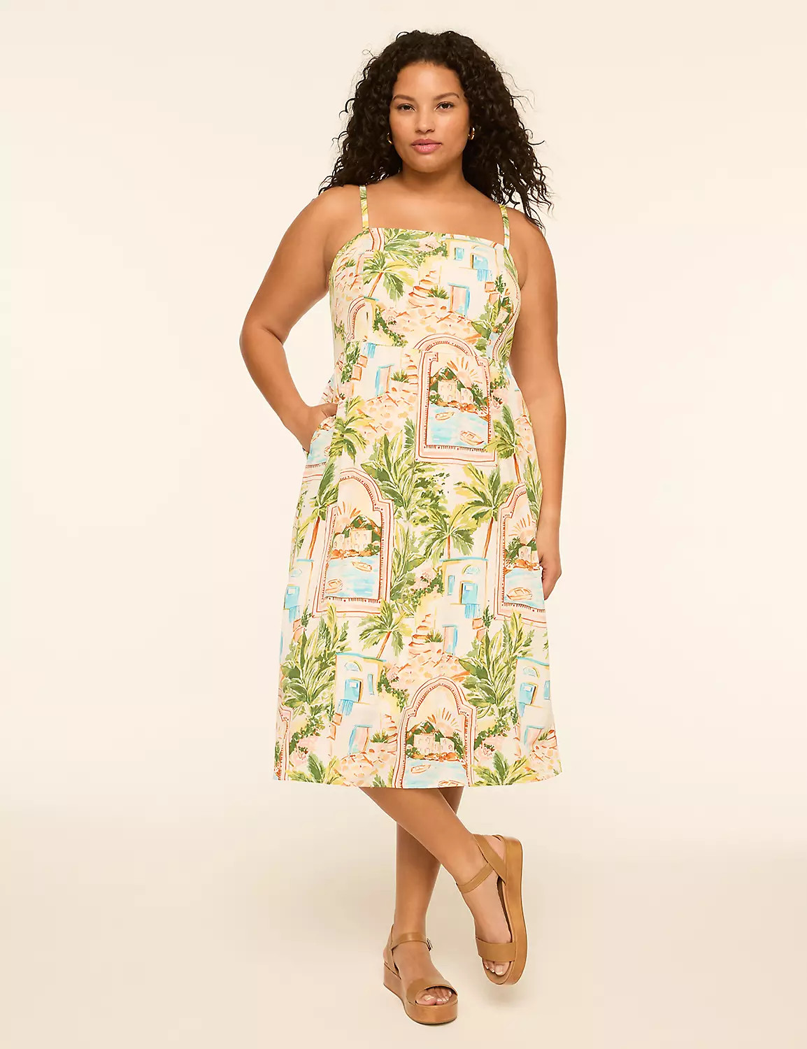Sleeveless Midi Dress | Lane Bryant (US)