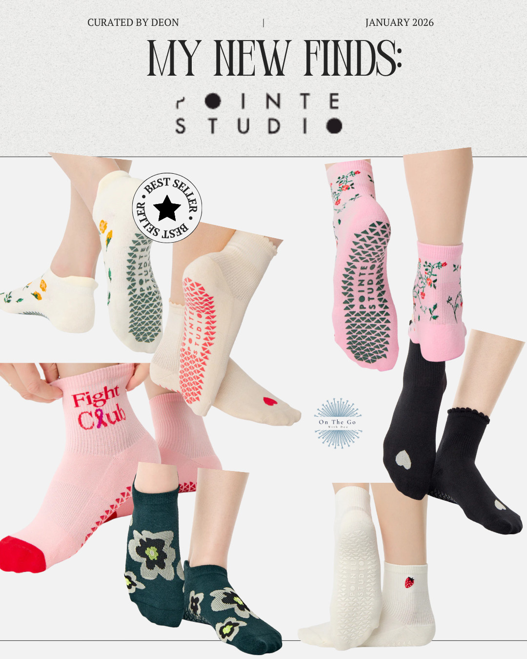 No boring Pilates socks here! I love this new find on LTK and their fun spin on Pilates socks and more. When I'm huffing and puffing on the reformer, at least my feet will be looking cute!  

 #LTKselfcare #LTKActive #LTKFindsUnder50