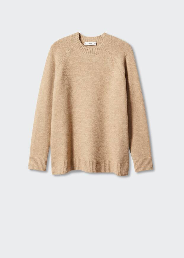 Oversize knit sweater | MANGO (UK)
