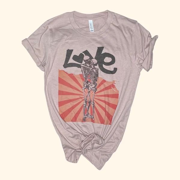 Crazy Love Graphic Tee Shirt ( Vintage Feel) | Sassy Queen