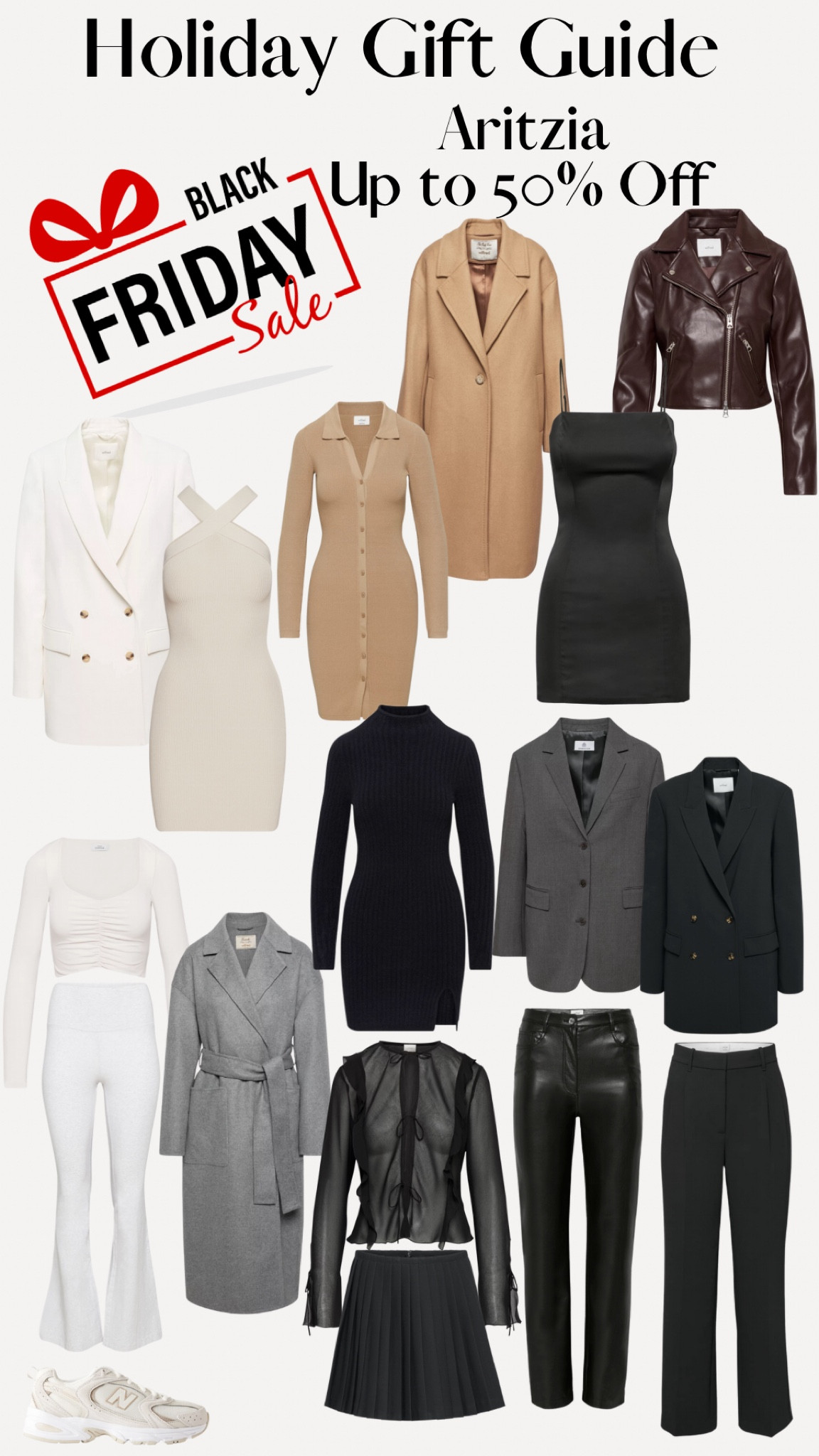 Aritzia Black Friday Sale
Up to 50% off
Sale
Gift Guide
Holiday Gifting

#LTKCyberWeek #LTKGiftGuide #LTKHoliday