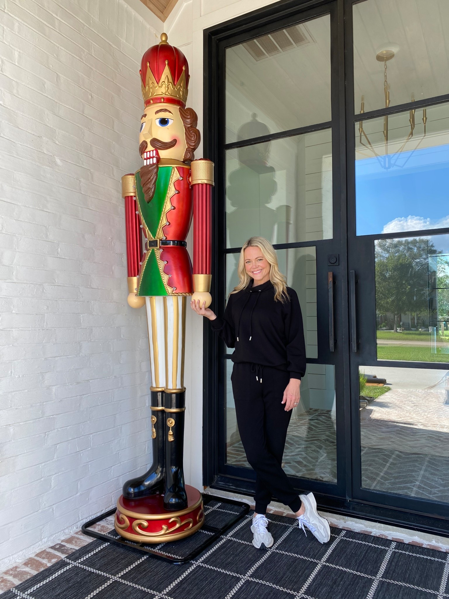 The 9 foot nutcrackers are back in stock! 

Holiday / holiday decor / holiday decorations / Christmas / Christmas decor / Christmas decoration / front porch / nutcracker / rug / rugs / doormat / fall porch / athleisure / SPANX / 

#LTKHome #LTKSeasonal #LTKFamily