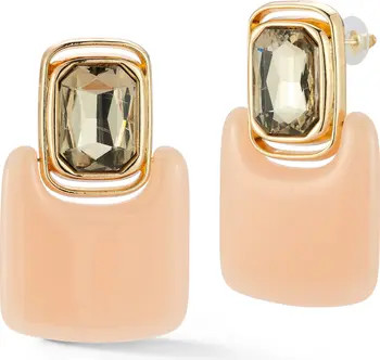 Crystal Rectangle Drop Earrings | Nordstrom Rack