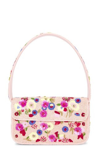 Staud Tommy Beaded Bag in Rose | FWRD 